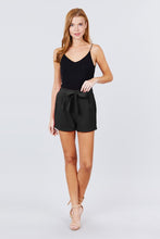 Front Tie With Elastic Band Short Pants
