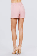 Front Tie With Elastic Band Short Pants