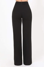 Oversized Button Front Detail Pants