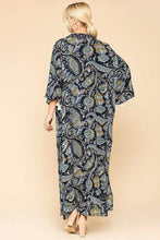 Open Front Kimono With Side Slits