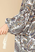 Open Front Kimono With Side Slits