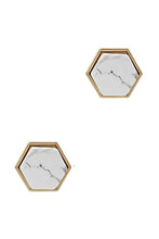 Natural Stone Stud Earring