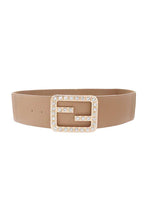 2fb Rhinestone Buckle Elastic Belt (3 Pack)