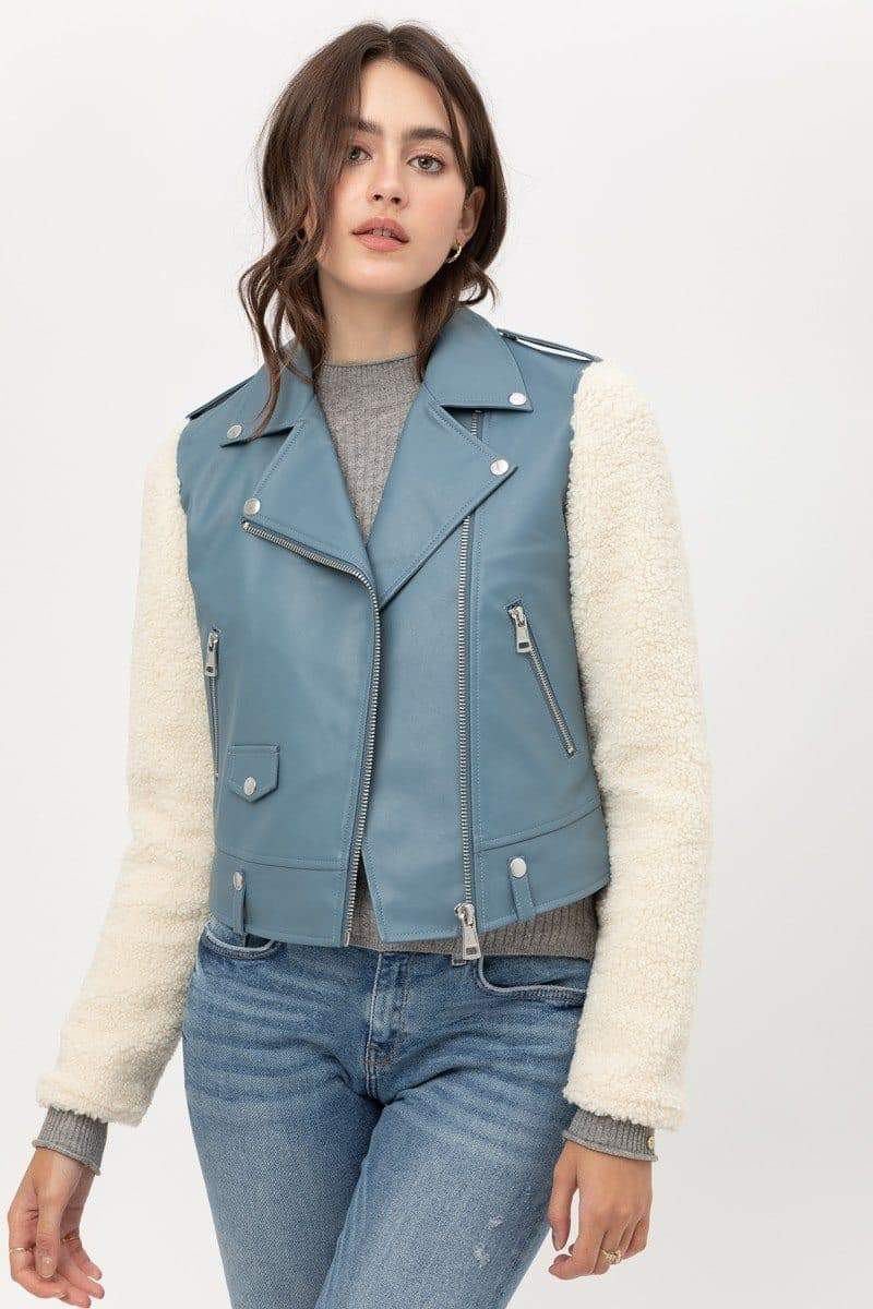 Non Stretch PU Jacket