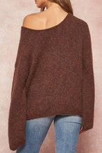 A Multicolor Fuzzy Knit Sweater