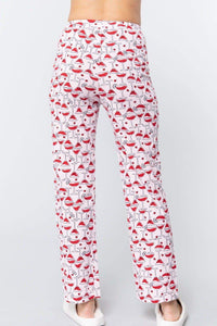 Cocktail Print Cotton Pajama