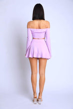 Off Shoulder Skater Skirt Set