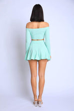 Off Shoulder Skater Skirt Set