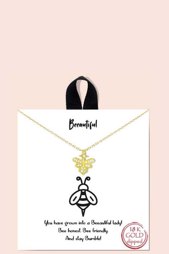 Beautiful Pendant Dainty Message Necklace
