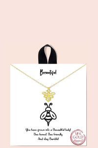 Beautiful Pendant Dainty Message Necklace