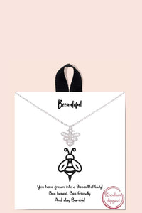 Beautiful Pendant Dainty Message Necklace