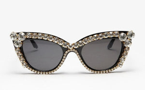 Caitlin Crystal Frame Sunglasses - FashionLike.Me